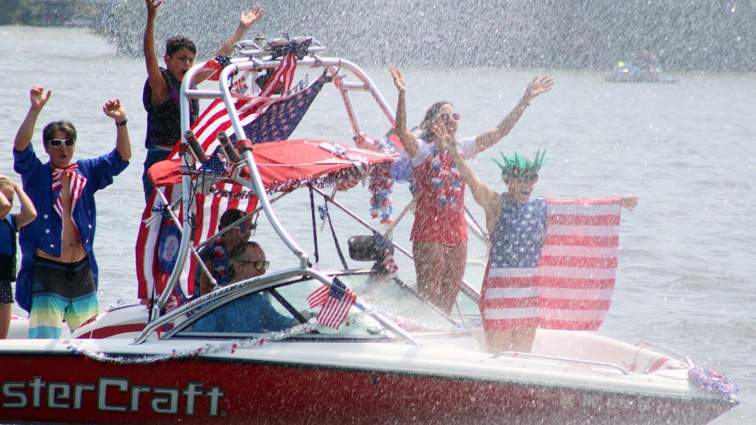 Lake Gaston Boat Parade, July 4